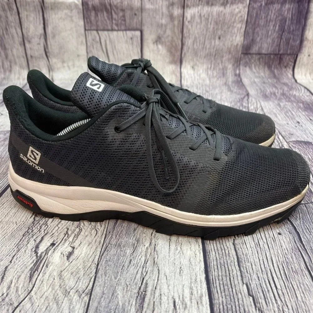 Salomon Outbound Prism Men's Size 11 Black Trail Hiking Outdoor Sneakers Shoes
